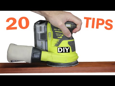 20 Random Orbital Sander TIPS for Beginners