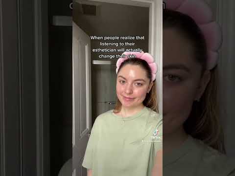 Listening to your esthetician can be the best thing for your skinnn #skincare #esthetician