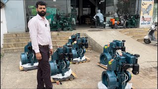 Kirloskar Diesel Engine || Single Cylinder 12Hp Kirloskar Air cooled Engine DAF10 Chadha Generators