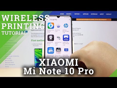 How to Wirelessly Printing in Xiaomi Mi Note 10 Pro - Connect Printer