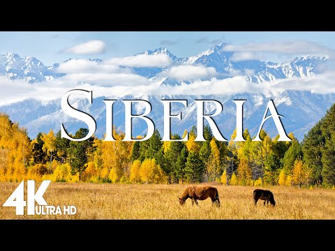 Beautiful Siberia 4K - Scenic Relaxation Film With Calming Music - 4K Drone Footage