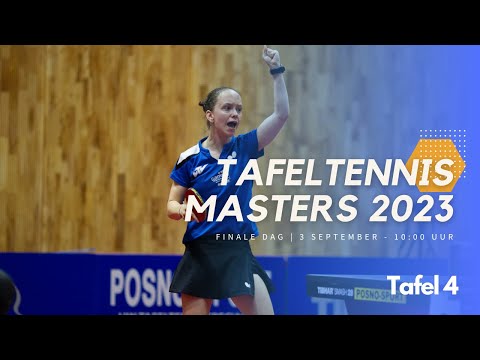 Tafeltennis Masters 2023: Finale dag - Tafel 4