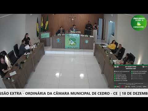 28º SESSÃO EXTRA   ORDINÁRIA DA CÂMARA MUNICIPAL DE CEDRO   CE   18 DE DEZEMBRO DE 2025