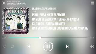 Download lagu Leon   Bila Bunga Di Laman Orang Lirik mp3