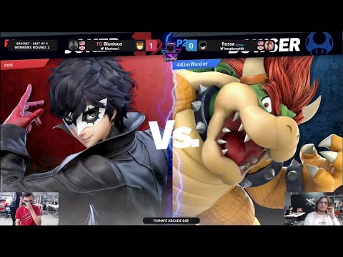 Flynn's Arcade 043 Winners Round 2 - Bluxious (Bowser) Vs. Rossa (Joker) SSBU ULTIMATE