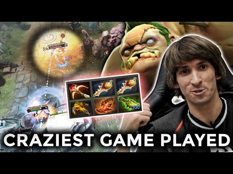 THE CRAZIEST DENDI PUDGE GAME YOU HAVE EVER SEEN !!