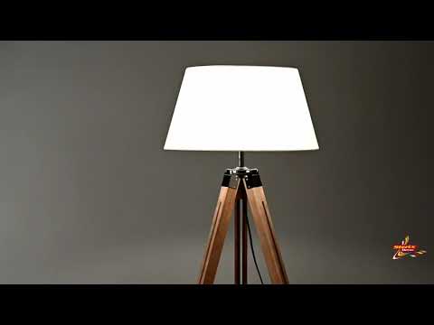 Stojací retro lampa Eldorado Beige / Stojacia retro lampa Eldorado Beige