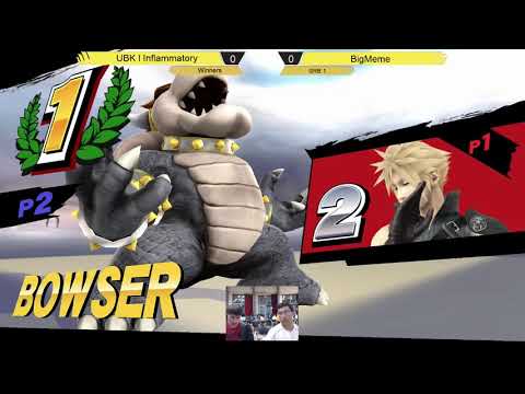 UCSB SRB 1 BigMeme (Cloud) vs Inflammatory (Bowser) - Winners Quarters - Smash Wii U