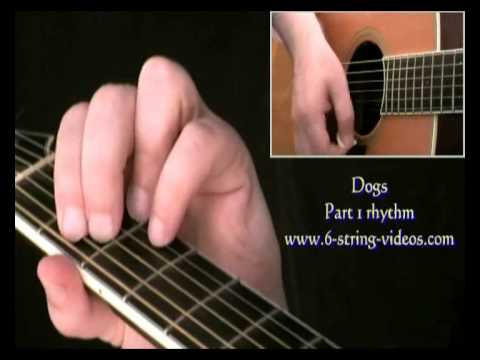 How to Play the Acoustic Introduction to Dogs Pink Floyd