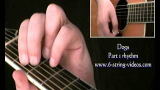 How to Play the Acoustic Introduction to Dogs Pink Floyd