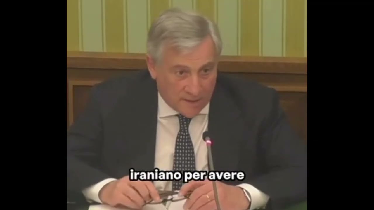 TAJANI: “PARLAMENTARE IRANIANO STRAPPA FOTO DI MATTARELLA, HO CONVOCATO SUBITO L’AMBASCIATORE”