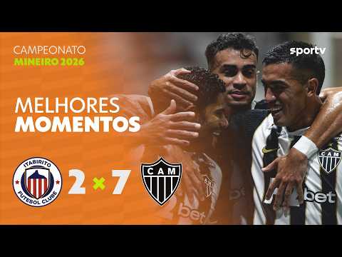 Gols e lances de Itabirito x Atlético Mineiro