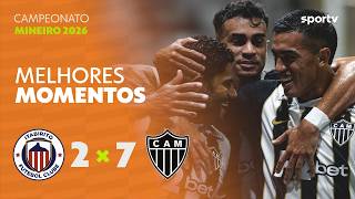 ITABIRITO 2 X 7 ATLÉTICO-MG | MELHORES MOMENTOS | 8ª RODADA CAMPEONATO MINEIRO | sportv