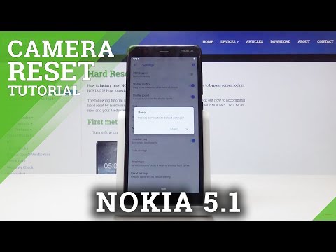 How to Reset Camera in NOKIA 5.1 - Fix Camera Settings