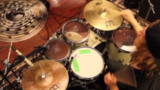 Paul Wandtke - drum cam - tracking Bedlem's single "Triumph"