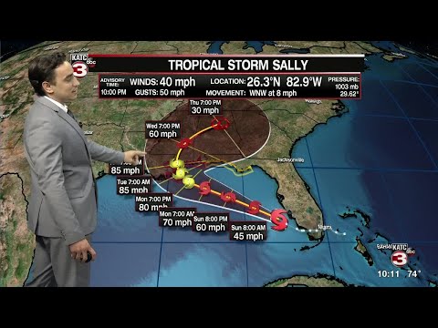 BRADLEY'S WEATHER FORECAST PART 1 10PM 9/12/2020