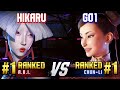 SF6 ▰ HIKARU (#1 Ranked A.K.I.) vs GO1 (#1 Ranked Chun-Li) ▰ Ranked Matches