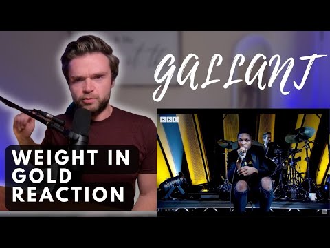 GALLANT - WEIGHT IN GOLD - LIVE | REACTION