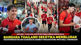 Download lagu LAGA TANDANG RASA KANDANG❗️Reaksi Kaget Mitchell Diserbu Fans Timnas di Thailand hadapi Timor Leste mp3