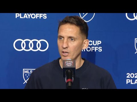 San Diego FC beats Portland in first-ever playoff match | Full post-match press conference