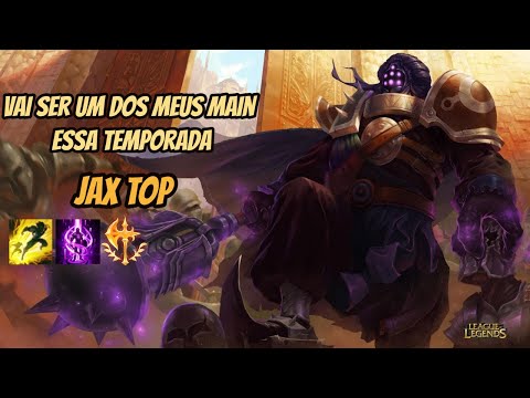 UM DOS MEUS MAINS NESSA TEMPORADA, JAX TOP GAMEPLAY RANQUEADA LEAGUE OF LEGENDS