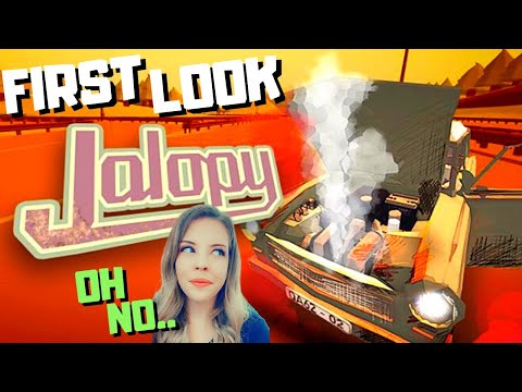 *FIRST LOOK* Jalopy - Can I Fix My Car Enough for Our Journey? - Live PC Gameplay