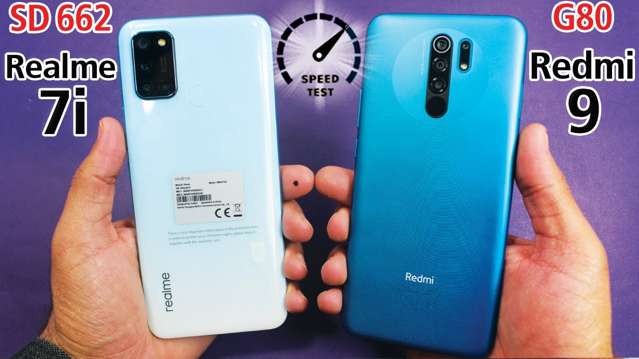 Realme 7i vs Xiaomi Redmi 9 Speed Test & Comparison!