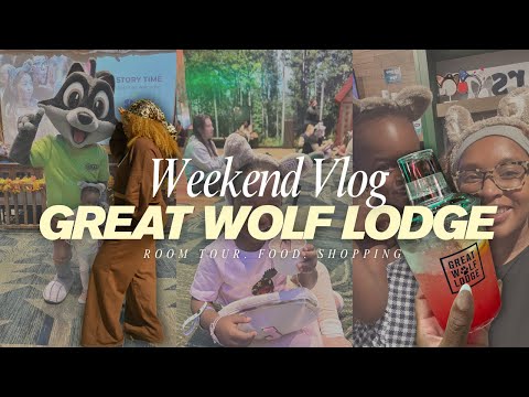 Staycation VLOG | Great Wolf Lodge Gurnee IL  | Water Park & Hotel Review 2025