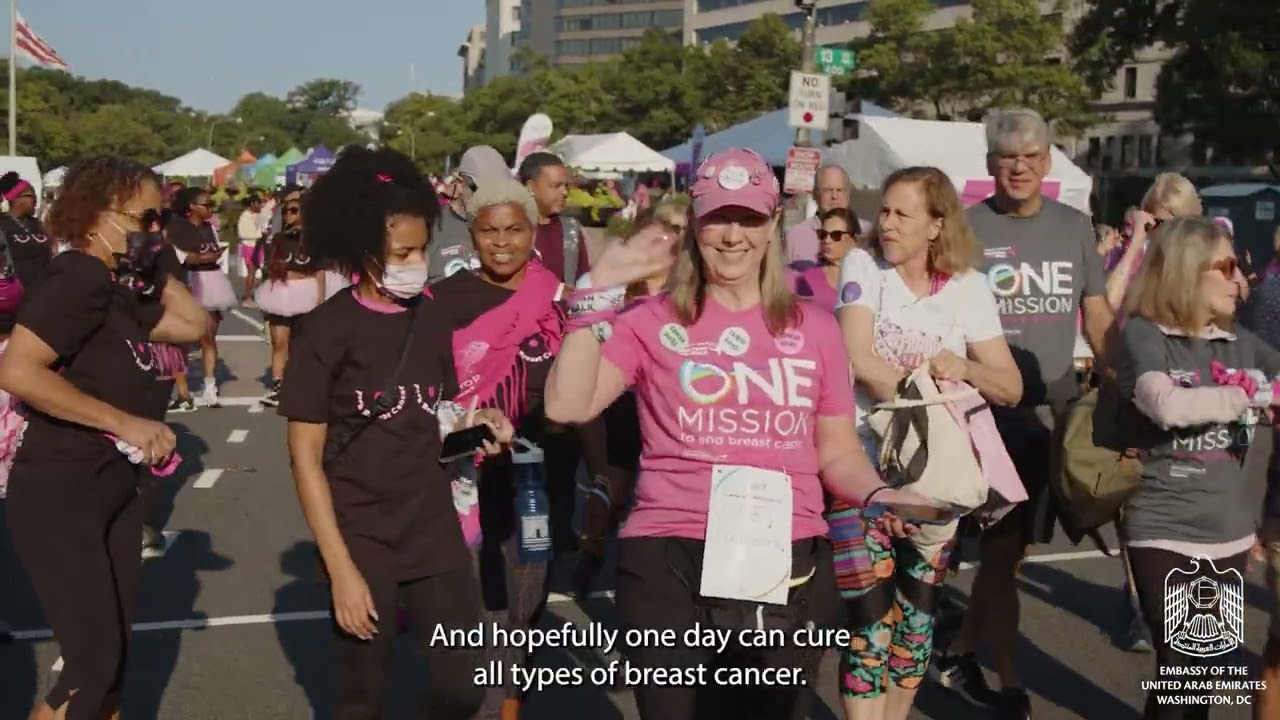 The UAE Embassy in DC Partners with Susan G Komen to Host 2022 DC More Than Pink Walk