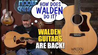 Video thumbnail for Walden G570CE Natura - How good can a $450 guitar sound? Check this! by MooreMusicGuitars