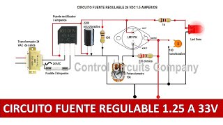 COMO HACER UNA FUENTE REGULABLE 33 VOLTIOS PARTE 1