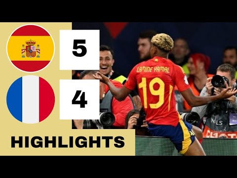 France vs Spain (5-4) Extended HIGHLIGHTS | Spain vs France UEFA Nations League Semi-Final