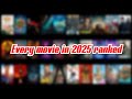 Every Film I Watched In 2025 Ranked In Schaffrillas Like Segments