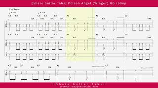 [Share Guitar Tabs] Poison Angel (Winger) HD 1080p