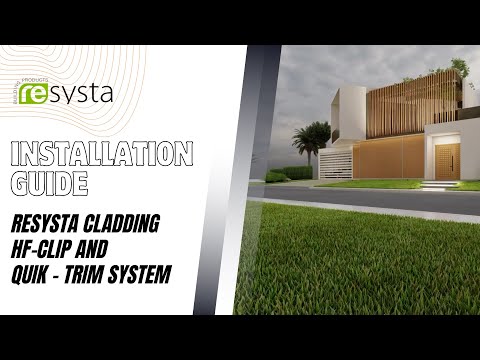 Resysta USA Cladding HF Quik Trim System