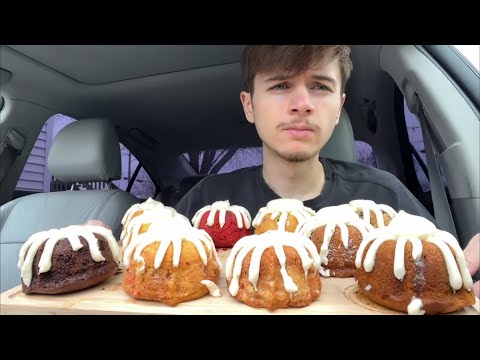 Eating EVERY Nothing Bundt Cake (Full eating video)