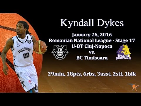 Kyndall Dykes vs. BC Timisoara - Jan 26, 2016
