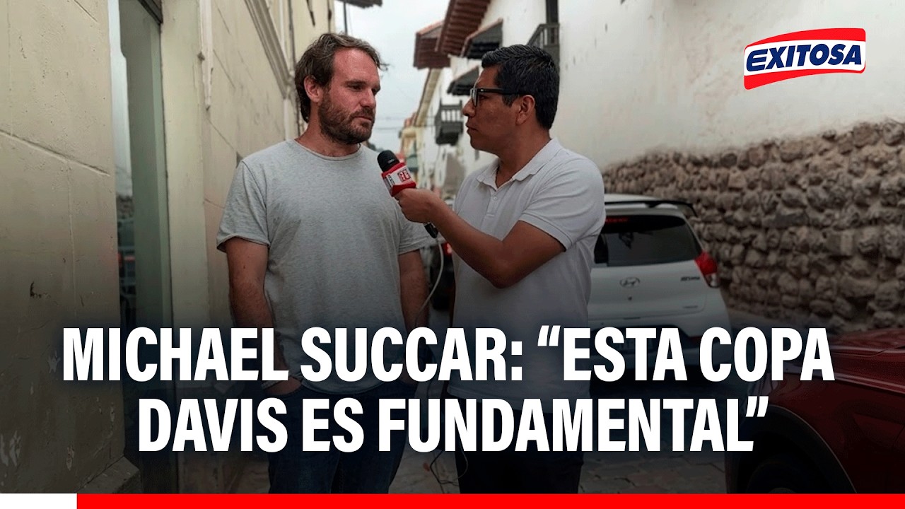 🔴🔵 Perú deberá hacer una buena Copa Davis para consolidar interés en el tenis, señala Michael Succar