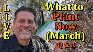 What to Plant in Your Garden & What Transplants to Start in March (Seeds, Plants, and Q & A Live)