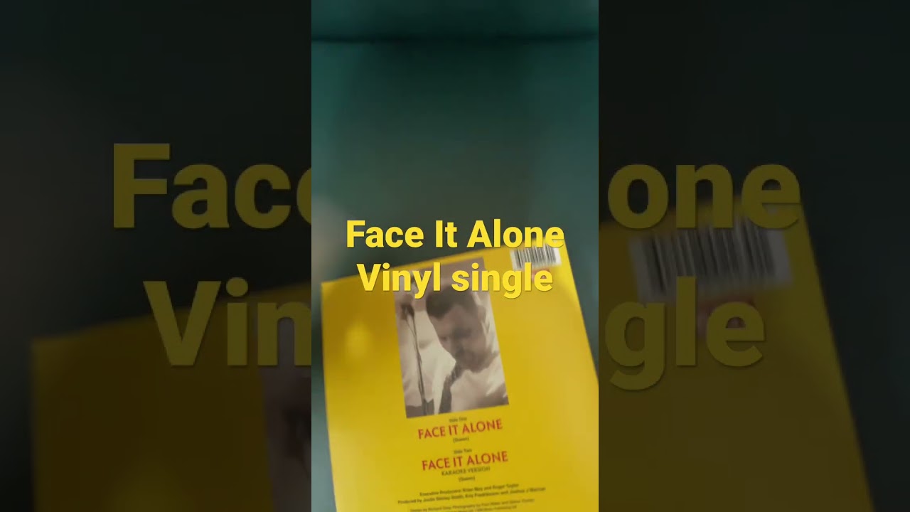 Watch video Face It Alone Vinyl single Now Face It Alone Vinyl single