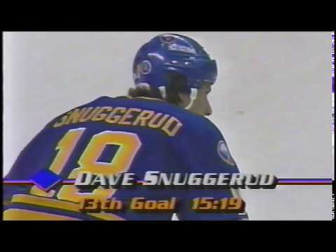 Dave Snuggerud 2nd Goal - Sabres vs. Bruins, 3/8/90