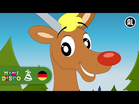 Rudolf das Kleine Rentier 🦌 | Weihnachtslieder für Weihnachten | Mini Disco