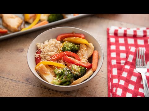 Sheet-Pan Chicken & Veggie Stir-Fry Recipe
