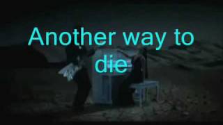 Another way to die - Jack White and Alicia Keys (lyrics)