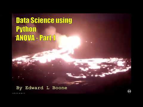 Data Science Using Python Anova Part 1