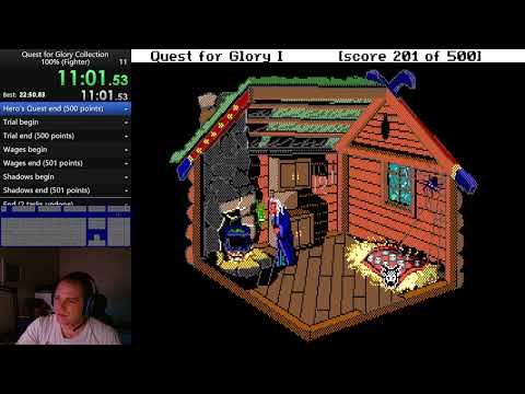 Quest for Glory Collection, 100% (Fighter) in 3:12:47 by davidtki