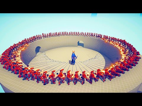 100X HARPOONER vs EVERY UNIT | Totally Accurate Battle Simulator TABS