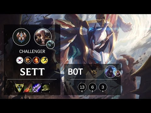 Sett Bot vs Aphelios - KR Challenger Patch 10.12