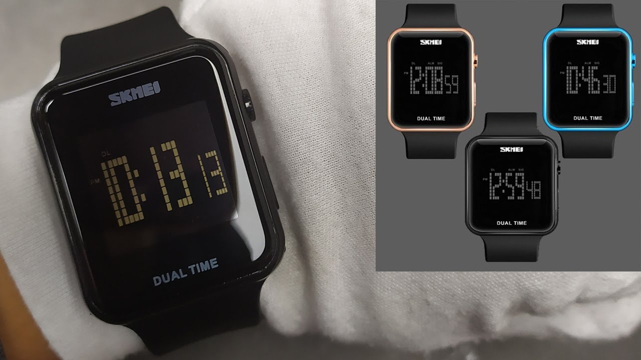 SKMEI 1271 - Review & Setting Jam Tangan Pria Dan Wanita Digital Fashion (Waktushop Indonesia)