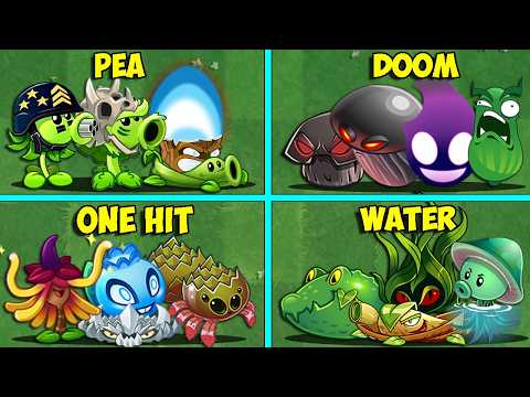 PVZ 2 - Random 16 Best Team 4 Plants Battlez - Which Plant Team Will Win?
